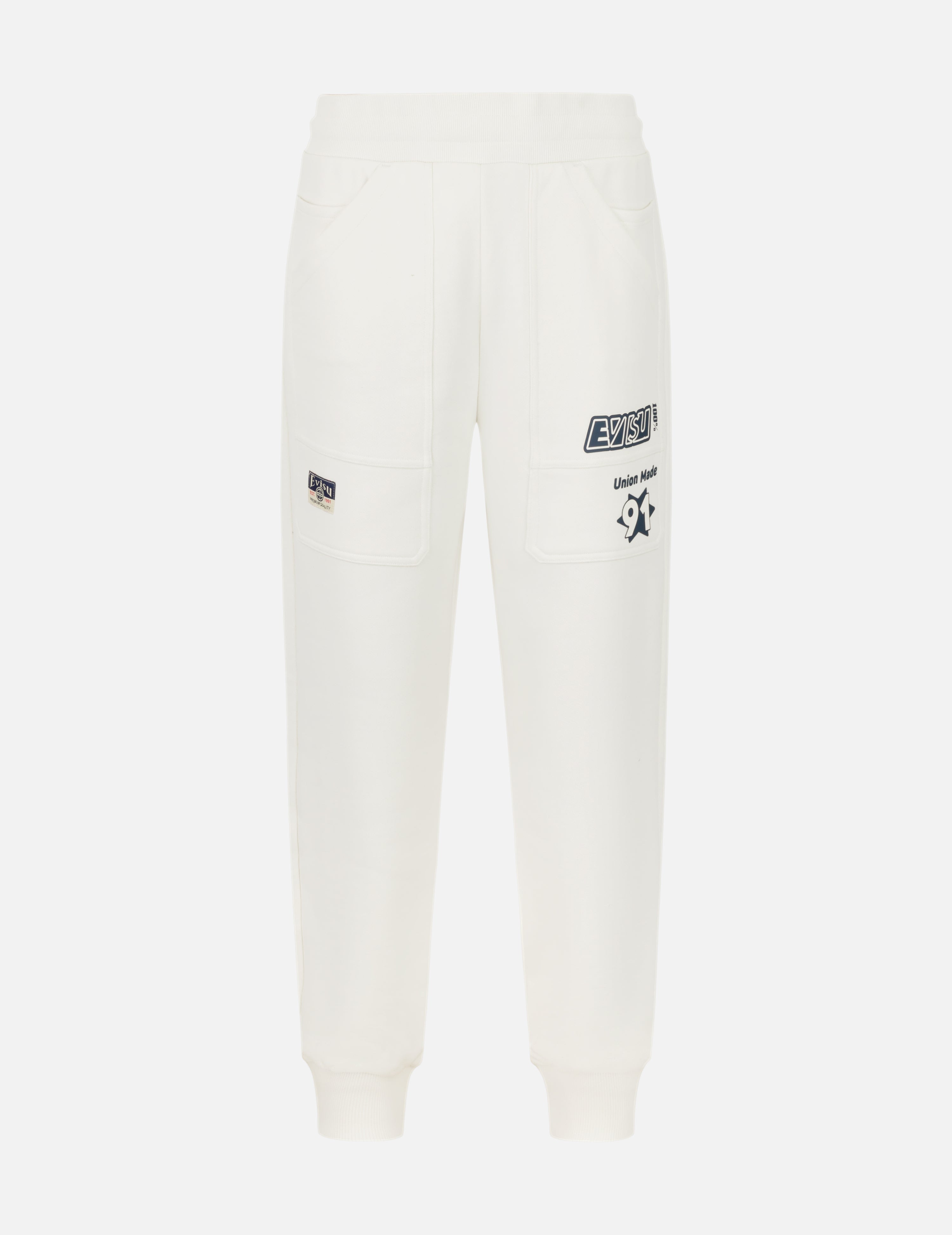 Logo and Daicock Print Relax Fit Sweatpants